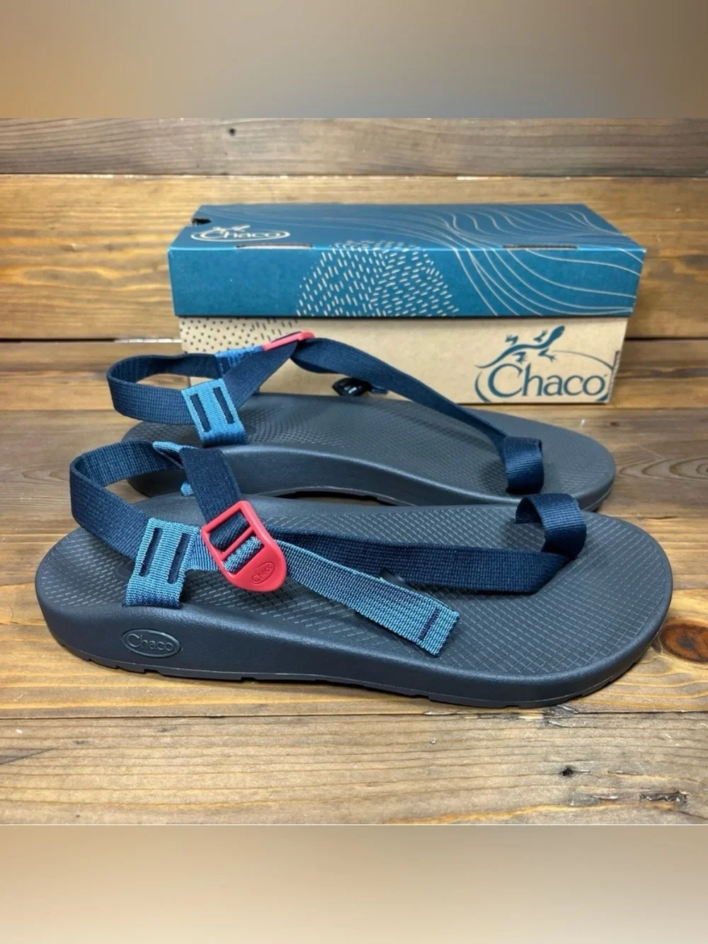 Chaco Bodhi Toe Loop Sport Sandals Elemental Blue Men’s size 11